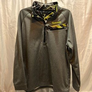 Grey 1/4 Zip Up Huntworth Sweatshirt
